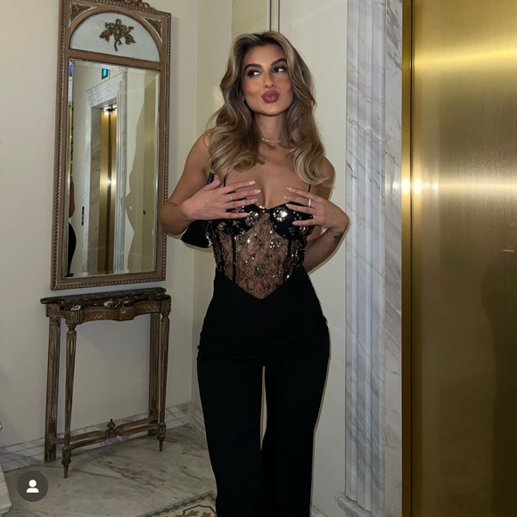 ZARA SEQUIN JUMPSUIT - Picture 4 of 11